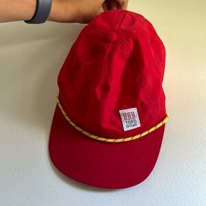 red topo designs rope hat